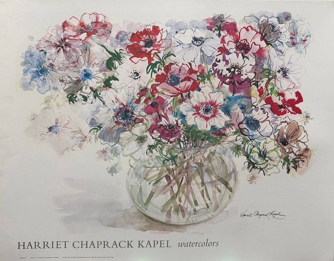 Harriet Chaprack Kapel - "Anemones II" (1 of 2)