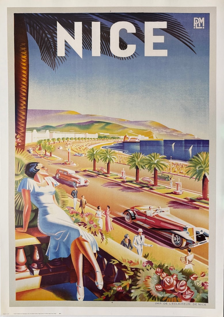 "Nice" Vintage Advertising Poster (1 of 3)