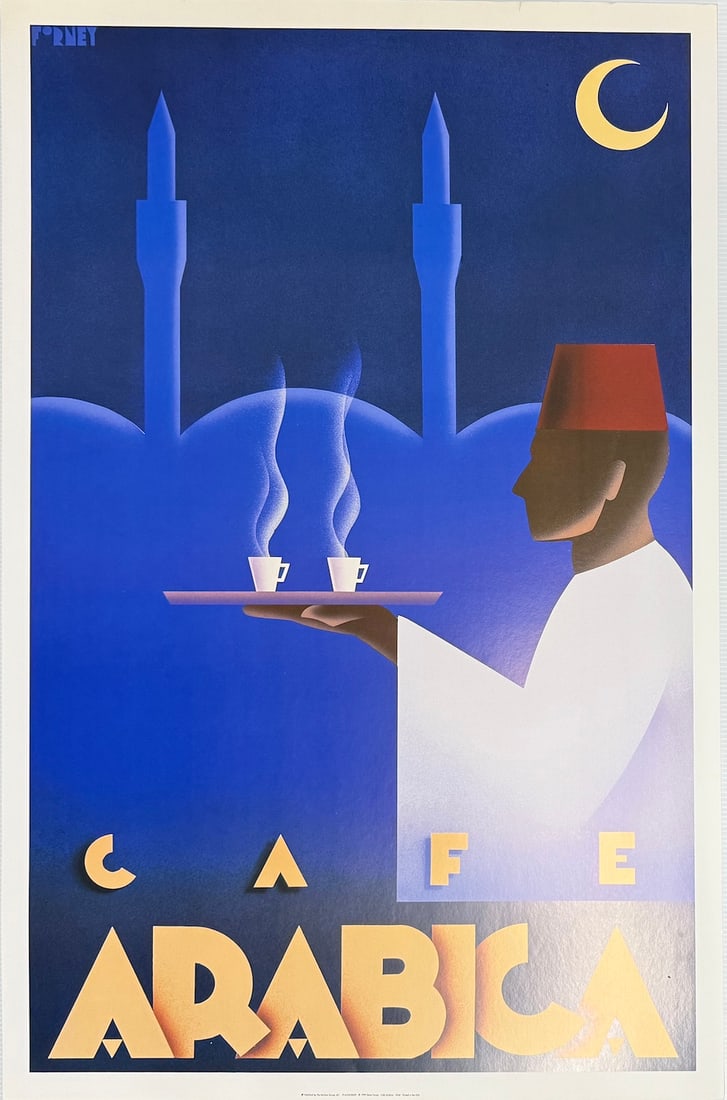 "Café Arabica" Vintage Poster (1 of 1)