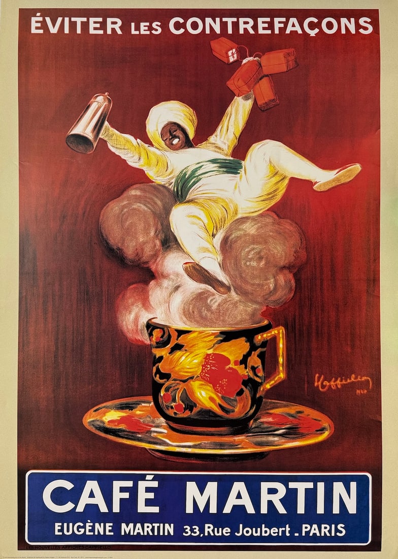 "Café Martin" Vintage Advertising Poster: "Café Martin" Vintage Advertising Poster. This is a reproduction print. 24 x 36. Excellent condition