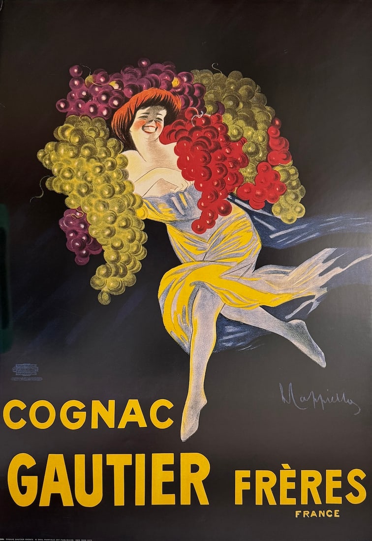 "Cognac" Vintage Advertising Poster (1 of 3)