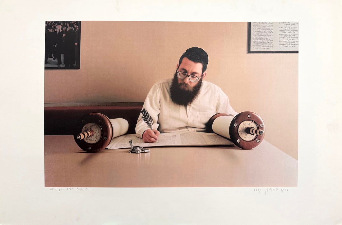 Max Ferguson - "Torah Scribe": Max Ferguson - "Torah Scribe". Circa 1994. Signed Printer's Proof. Lithograph. 38 x 25. Excellent condition