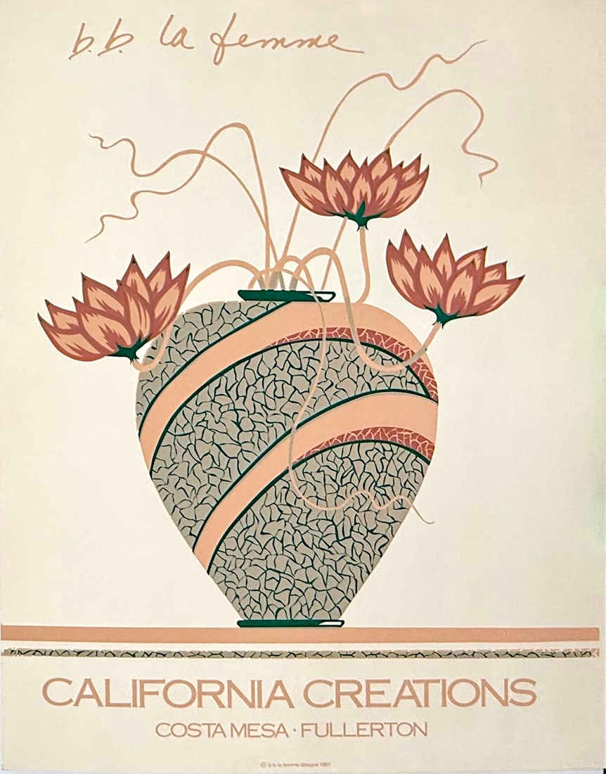 B.B. La Femme - "California Creations": B.B. La Femme - "California Creations". Lithograph. 23 x 30. Excellent condition