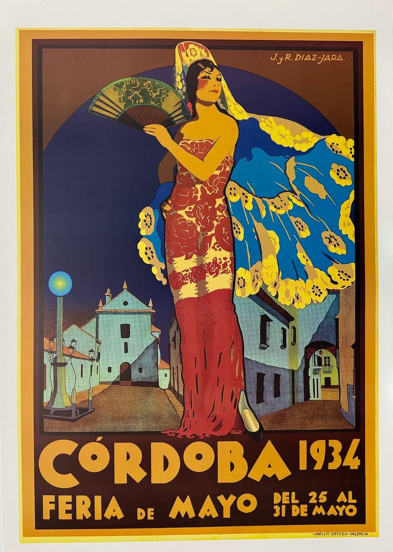 "Cordoba" Vintage Advertising Poster (1 of 3)
