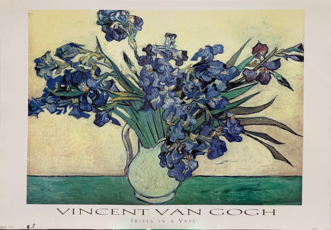 Vincent Van Gogh – “Irises In A Vase (1 of 1)