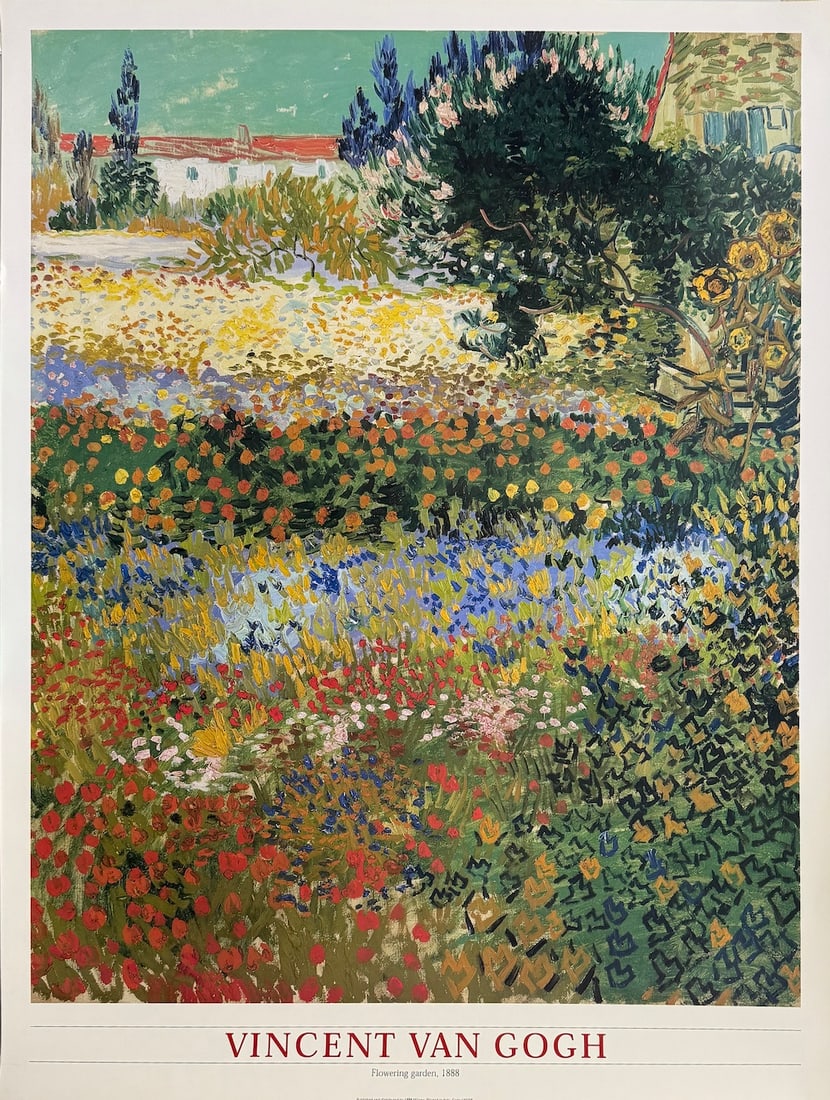 Vincent Van Gogh – “Flowering Garden (1 of 1)