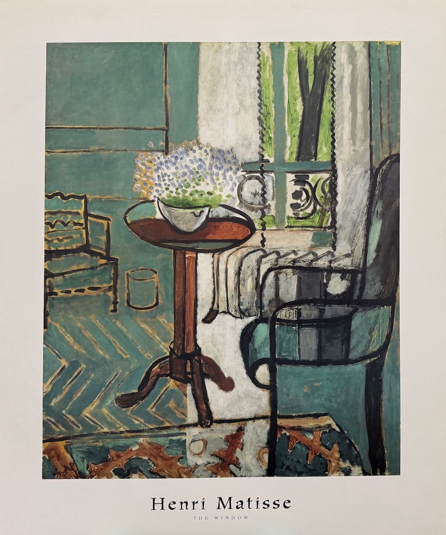 Henri Matisse – “The Window: Henri Matisse – “The Window”. Circa 2005. 24 x 30. Excellent condition