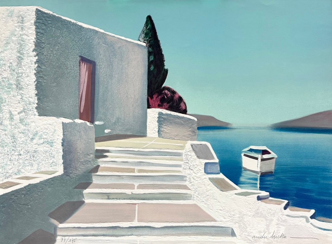 André BRICKA - "Paysage de Grece" (1 of 3)