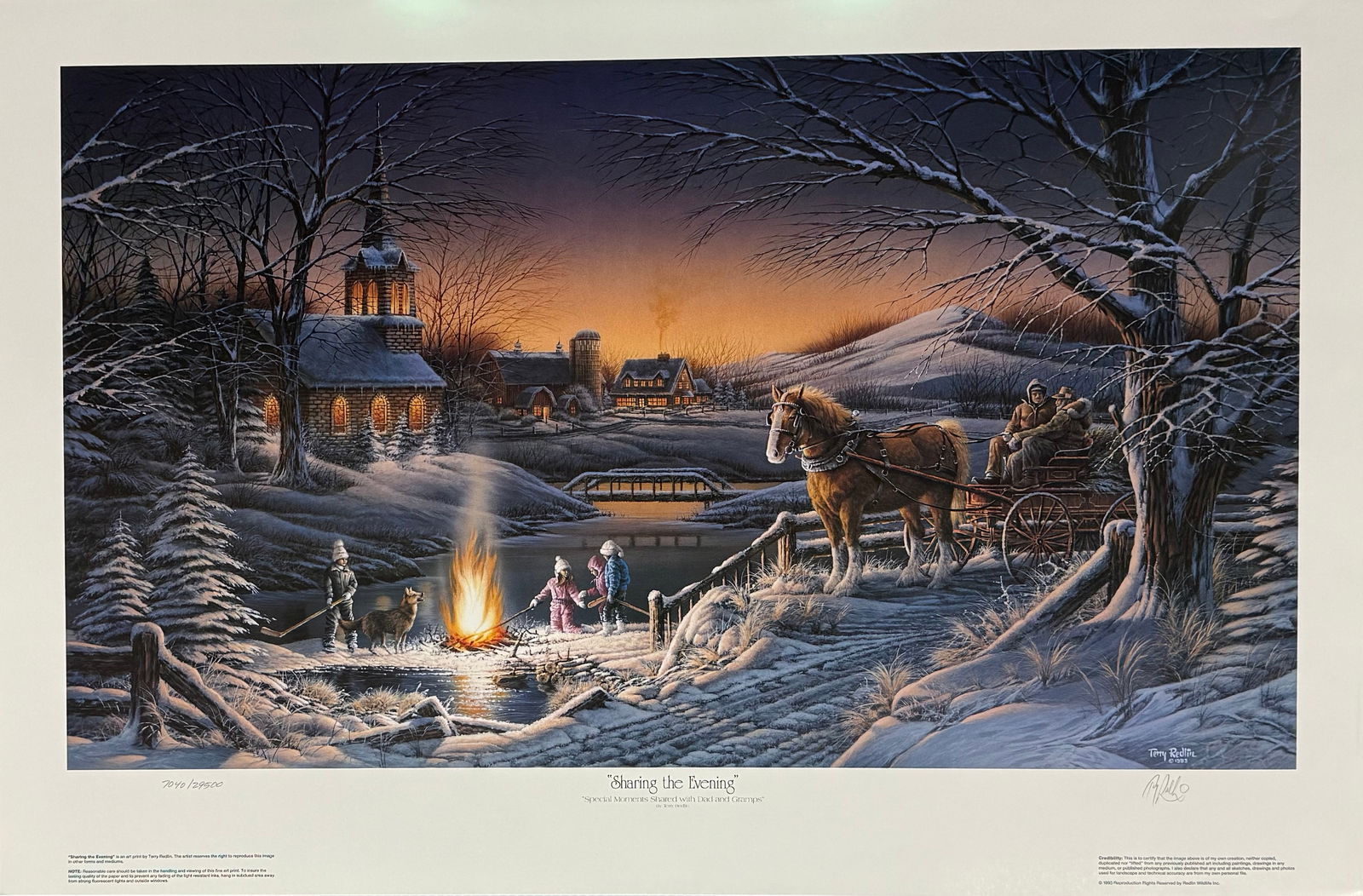 Terry Redlin - "Sharing the Evening" (1 of 4)