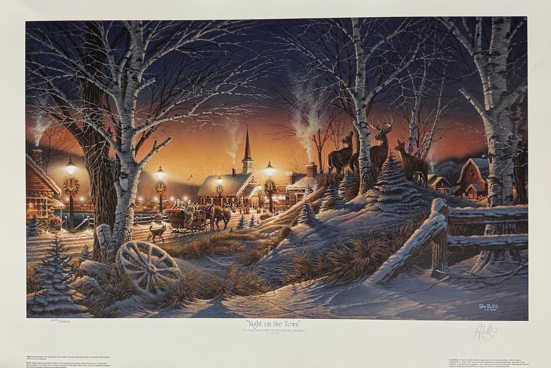Terry Redlin - "Night on the Town" (1 of 4)