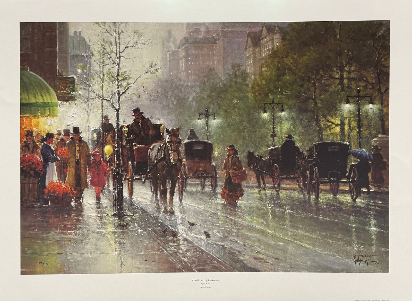 G. Harvey - "Cabbies on Fifth Avenue" (1 of 4)