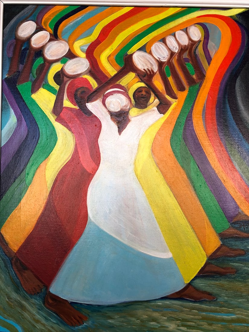 Bernard Hoyes - "Force Sheields II": Bernard Hoyes - "Force Sheields II". Original Painting. Oils on Canvas. 16 x 20. Excellent condition