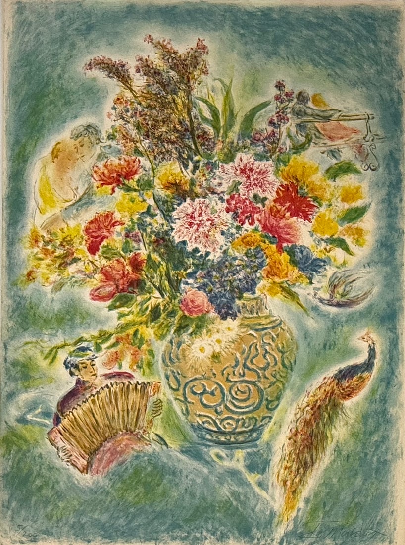 Ira Moskowitz - "Floral Still Life III" (1 of 2)