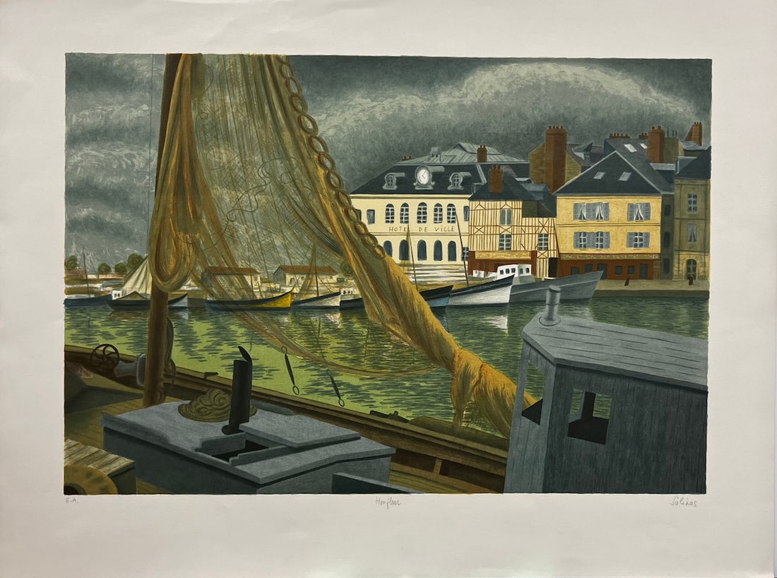 Marcel Salinas - " Honfleur" (1 of 1)