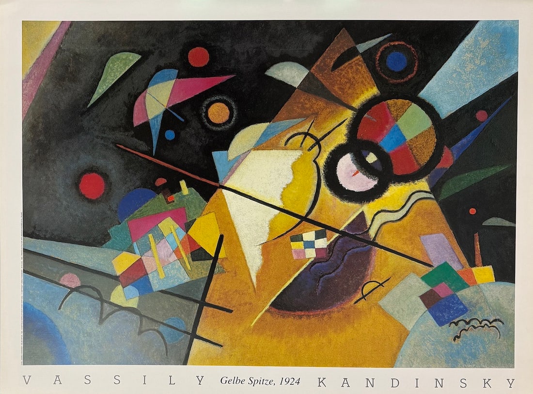 Vassily Kandinsky "Gelbe Spitz" (1 of 1)