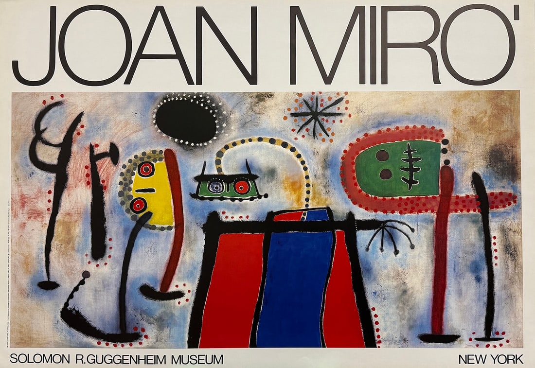 Joan Miro Exhibition Print (1 of 1)