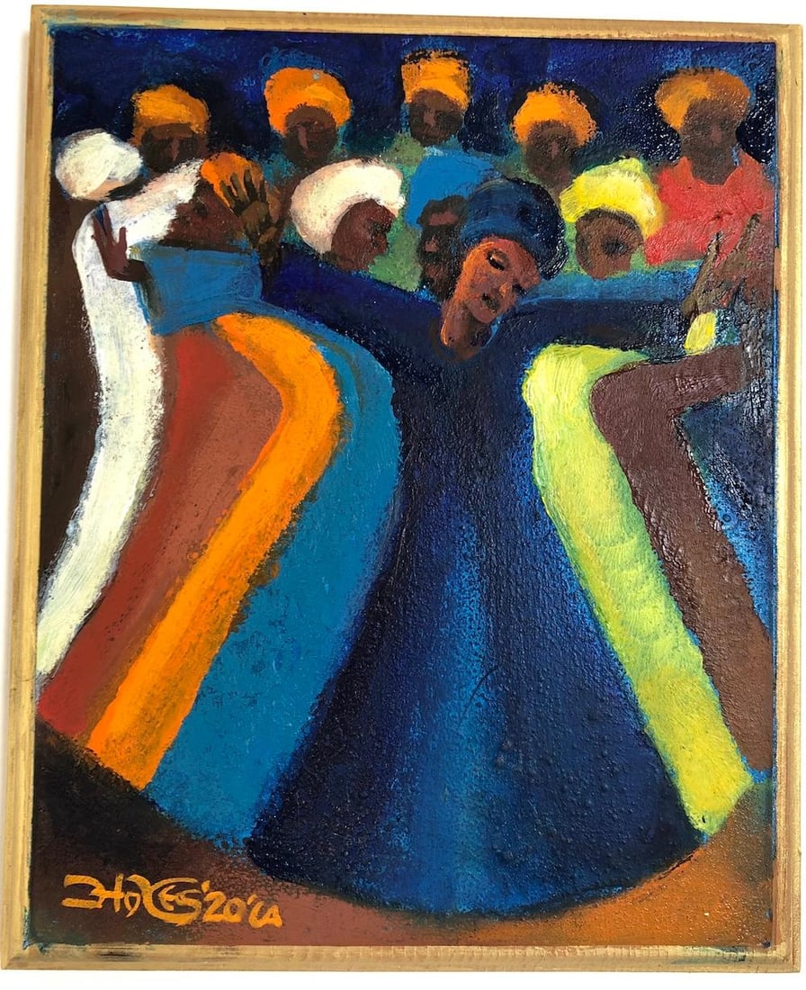 Bernard Hoyes - "Blue Spirit Composition" (1 of 1)