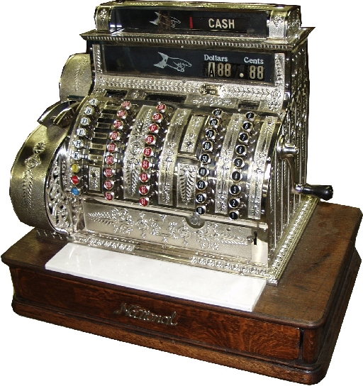 National Brass Cash Register