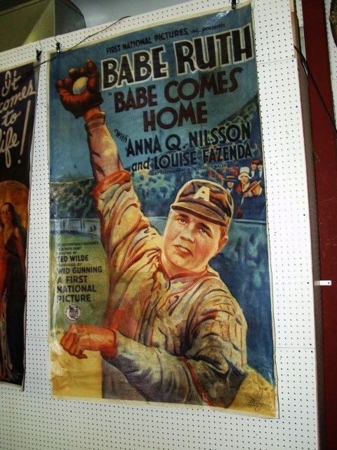 Babe Ruth Canvas Poster over 5' tall