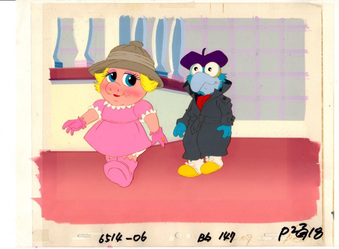 KEYMASTER ORIGINAL PRODUCTION CEL PRODUCTION BG: Muppet Babies (also known as Jim Henson's Muppet Babies) is an American animated television series that aired from September 15, 1984 to November 2, 1991 on CBS. The show portrays childhood versions o