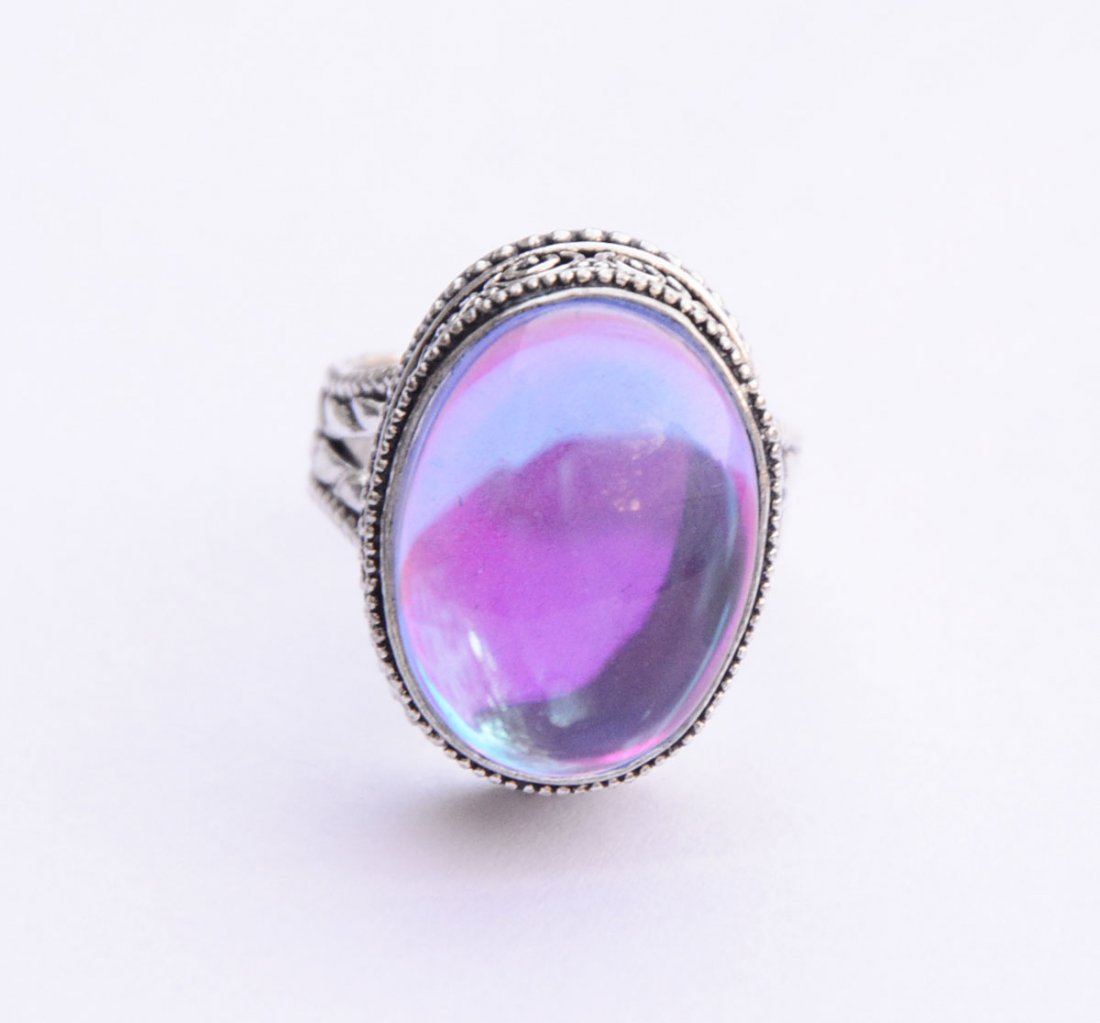 Beautiful Silver  Ring with Genuin  Quartz with German (1 of 3)