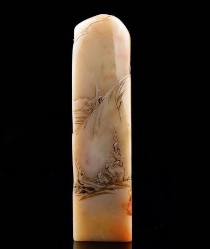 Chinese Carved Shoushan Seal Stone (1 of 6)