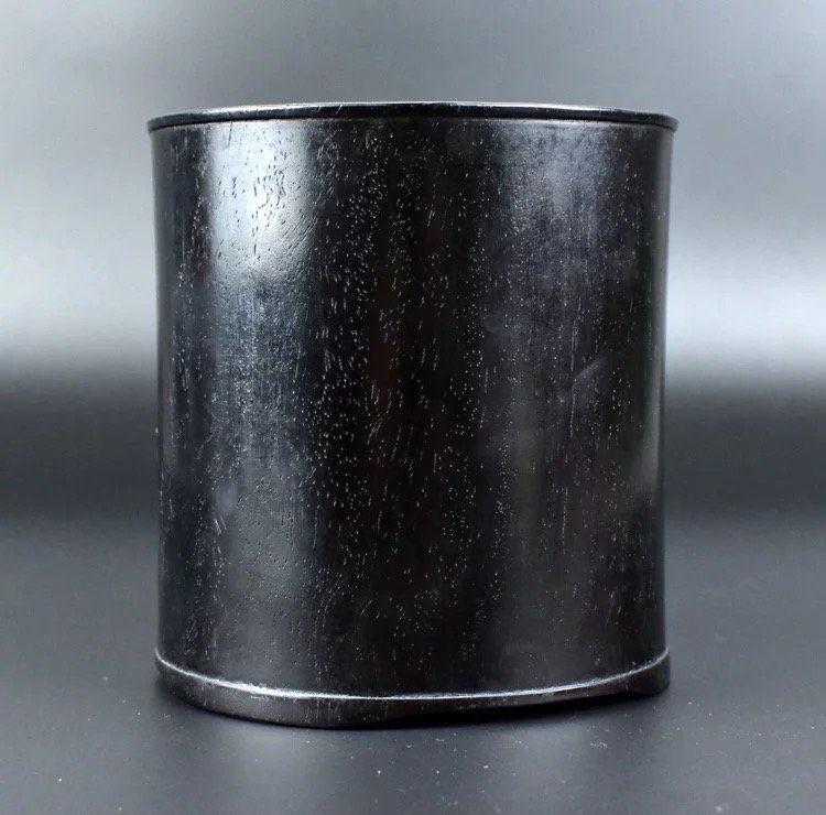 Antique Chinese Zitan Brush Holder (1 of 4)