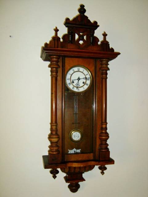 Antique 1800's Schlenker-Kienzle Wall Clock (1 of 8)
