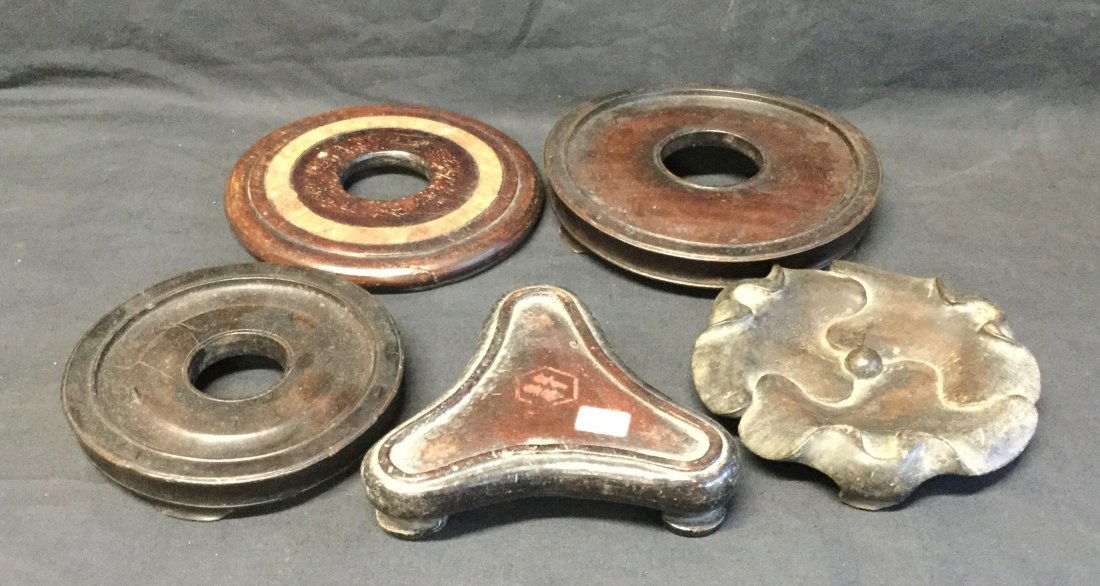 Five Chinese  Wood Stands (1 of 1)