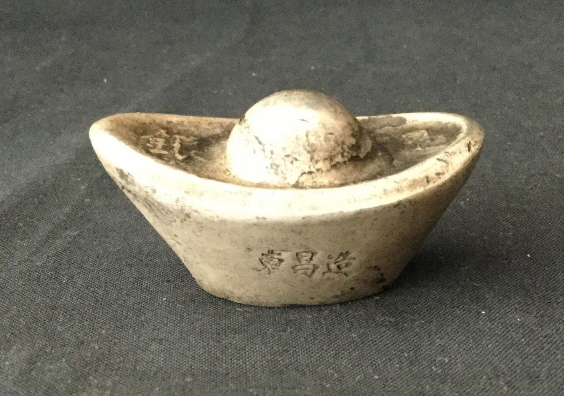 Antique Chinese Silver Ingots (1 of 3)