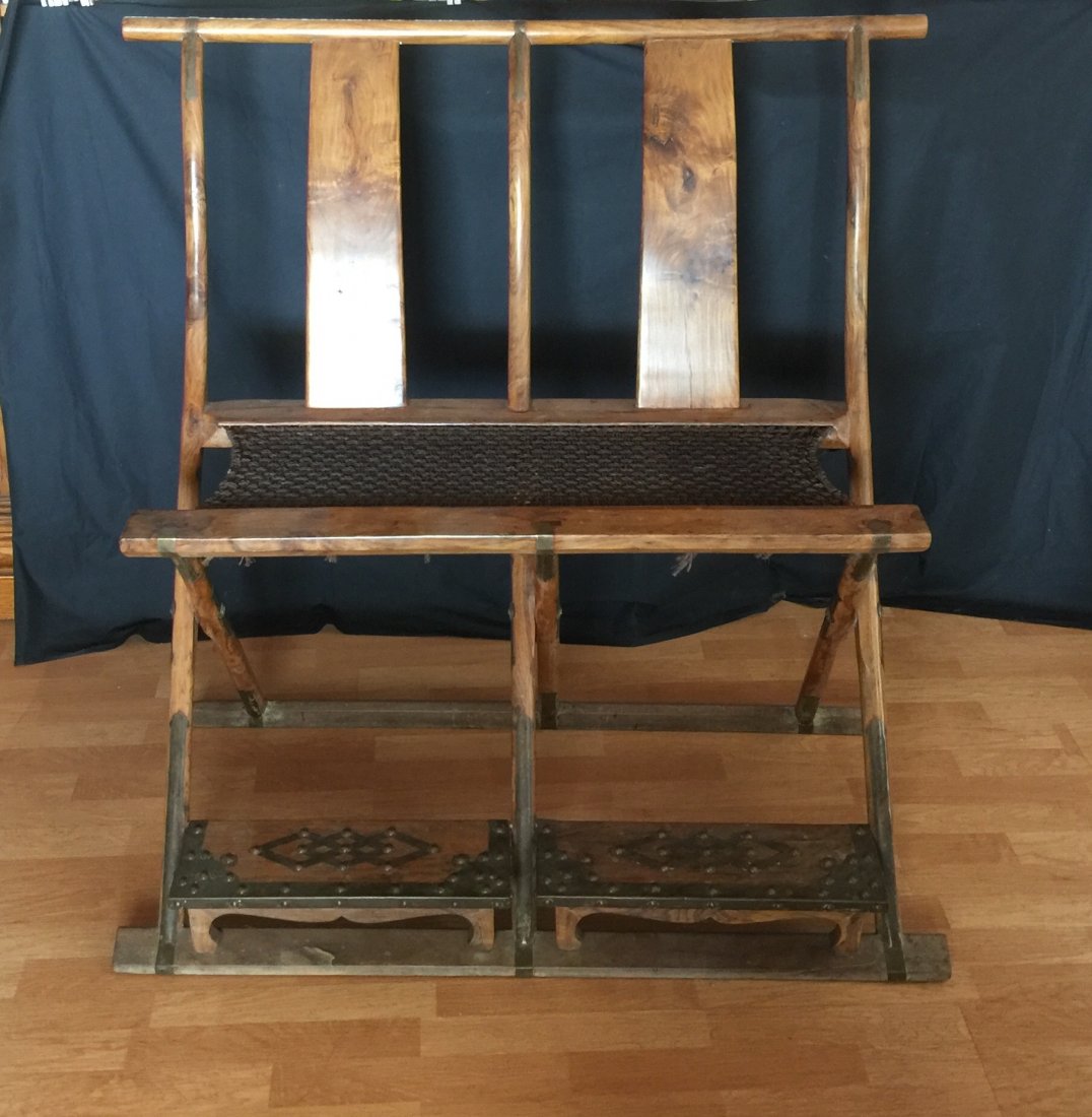 Antique Chinese Huanghuali Folding chair (1 of 10)