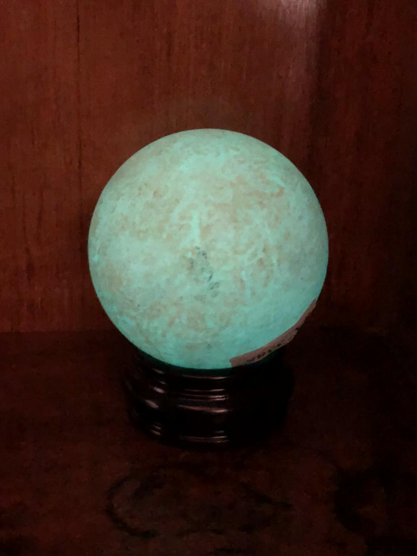 A Luminous Glowing Ball with Stand (1 of 2)