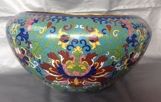 Chinese Antique Cloisonné Bowl (1 of 3)