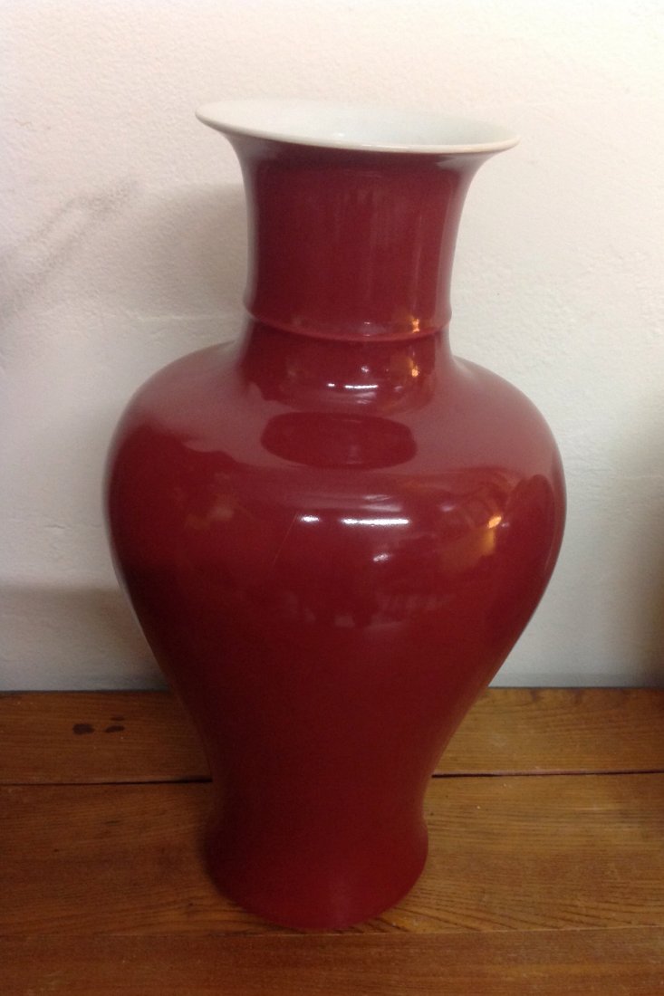 Qing Red Vase (1 of 3)