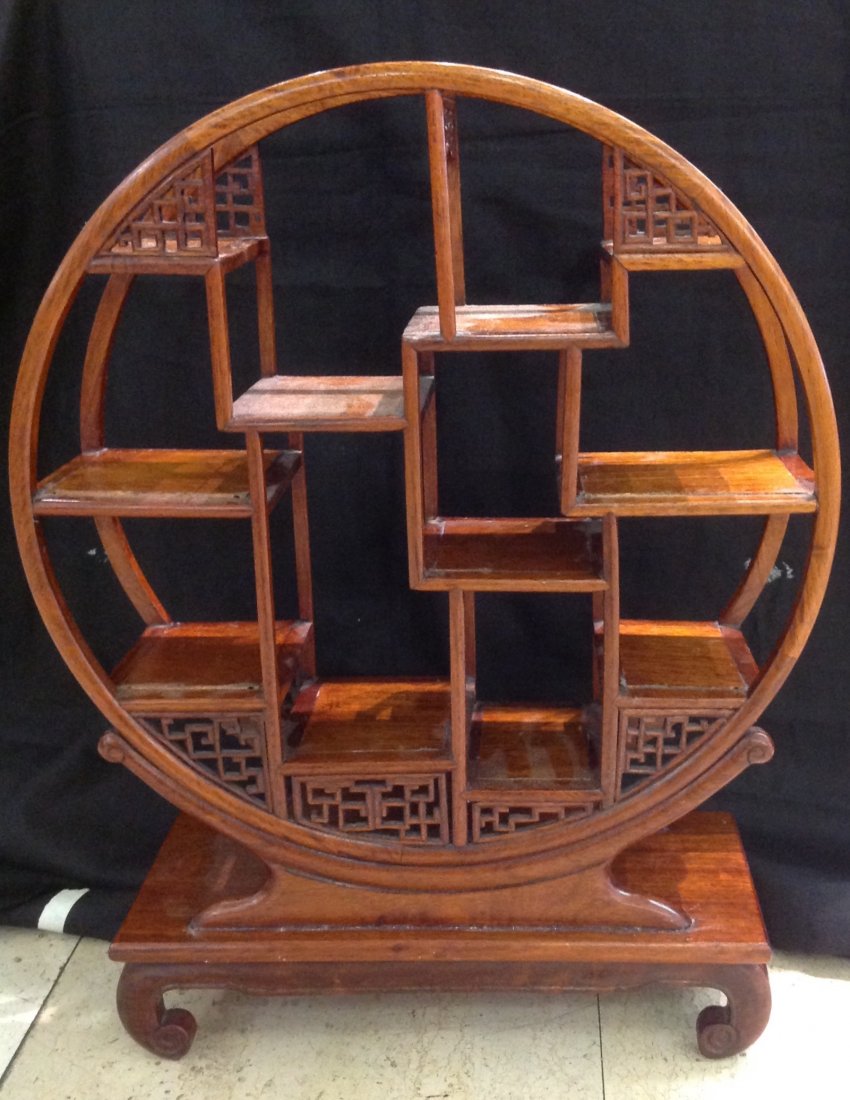 Chinese Hardwood Table Display (1 of 2)
