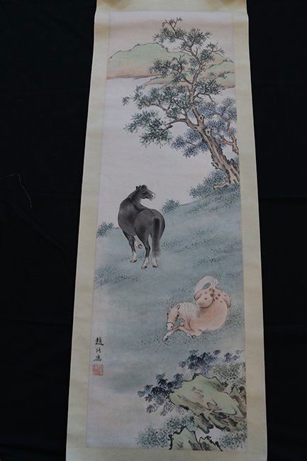 Fine Chinese Horses Painting (1 of 2)