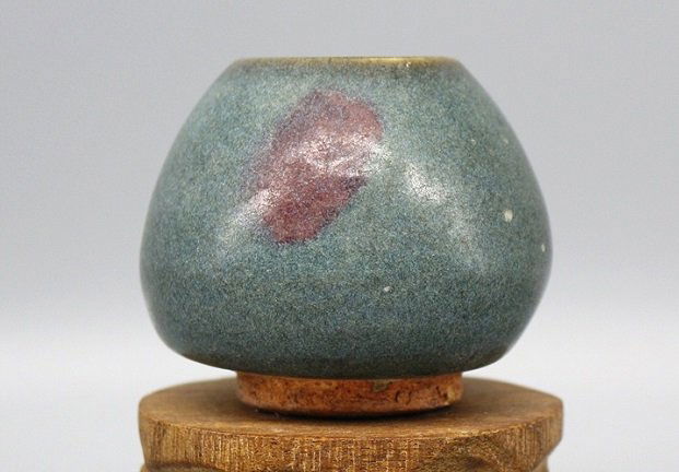 A JUN YAO BLUE FLAMBE-GLAZED WATERPOT (1 of 4)