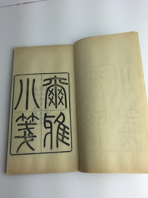 Antique Chinese Woodblock Book (1 of 9)