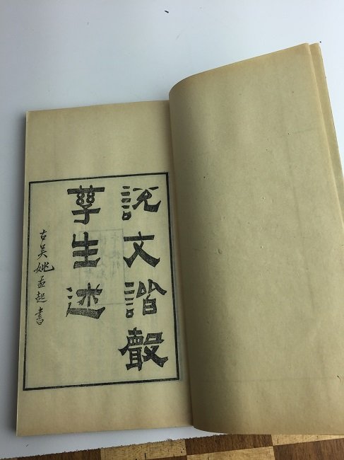 Antique Chinese Woodblock Book (1 of 4)