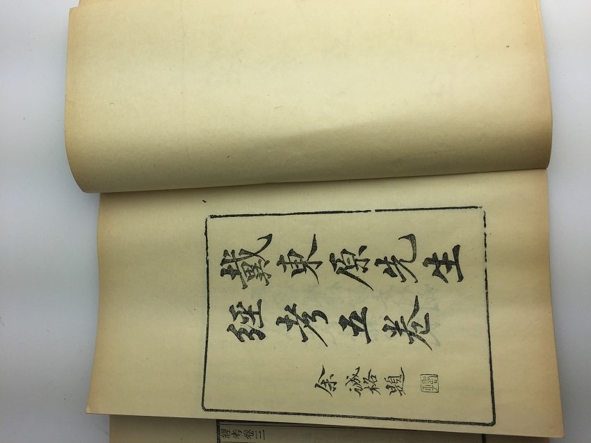 Antique Chinese Woodblock Book (1 of 5)