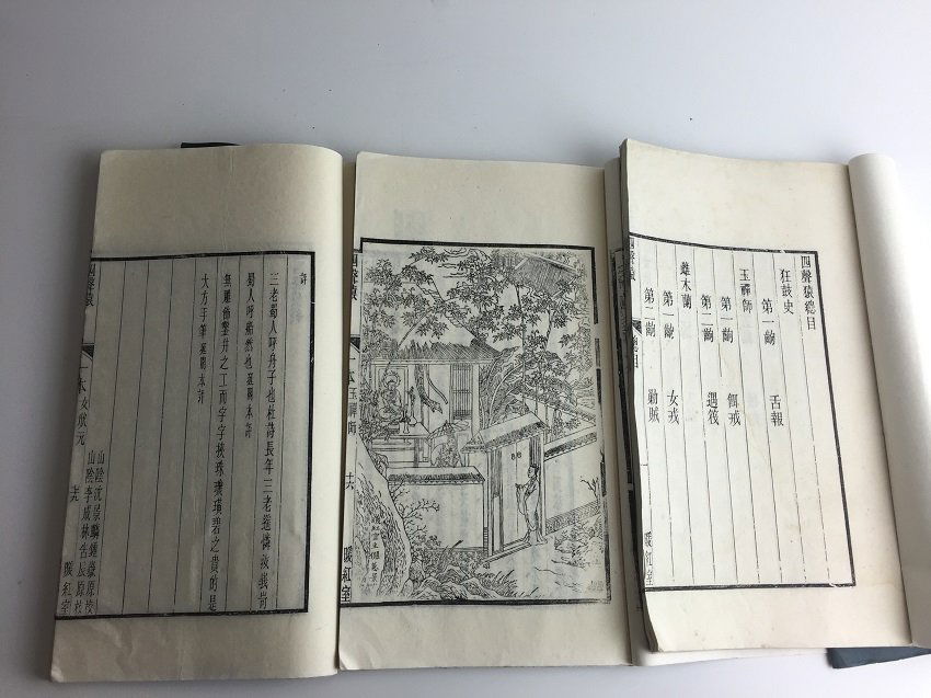 Antique Chinese Woodblock Book (1 of 7)