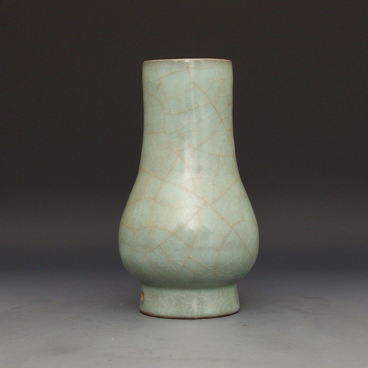 A Guan-Type Glazed Porcelain Vase (1 of 6)