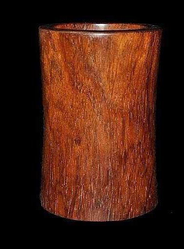 Antique Chinese Huanghuali Brush Holder (1 of 4)