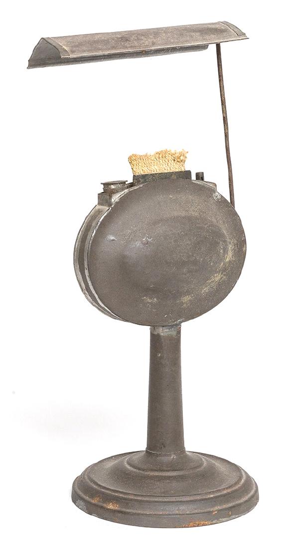 Very Unusual Tin Oil Lamp (1 of 6)