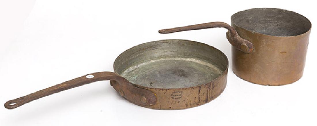 Two Copper USN Pans (1 of 10)