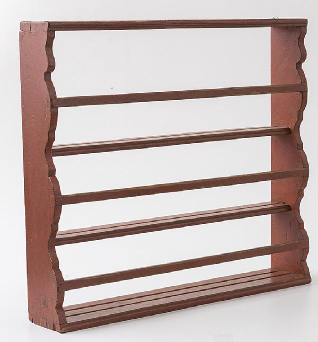 Early Painted Hanging Plate Rack (1 of 10)
