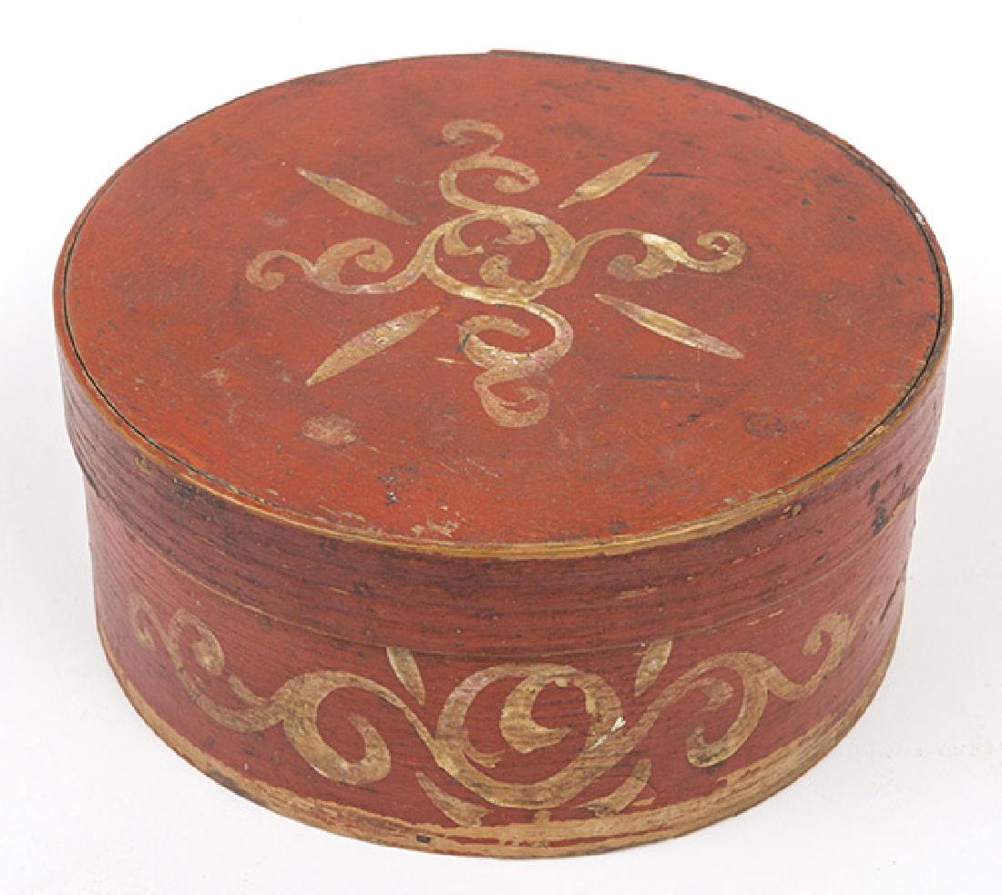 Decorated Bentwood Pantry Box (1 of 7)