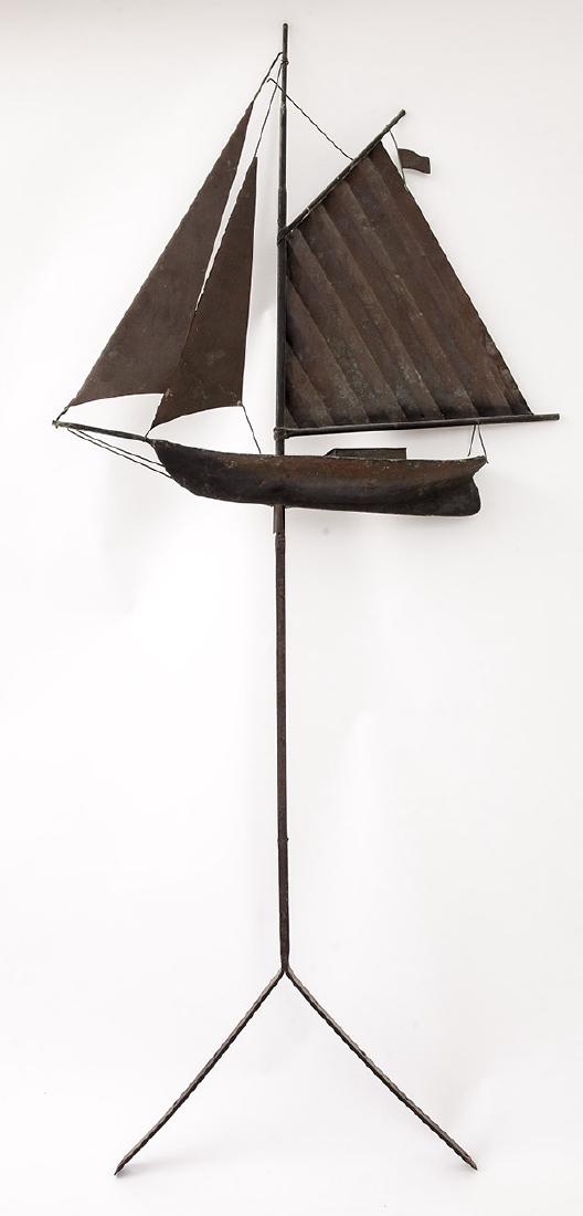 Copper Weather Vane Sail Boat (1 of 9)