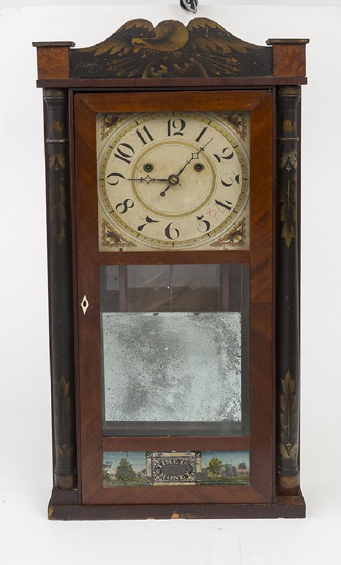 Silas Hoadley Half Column Clock (1 of 8)