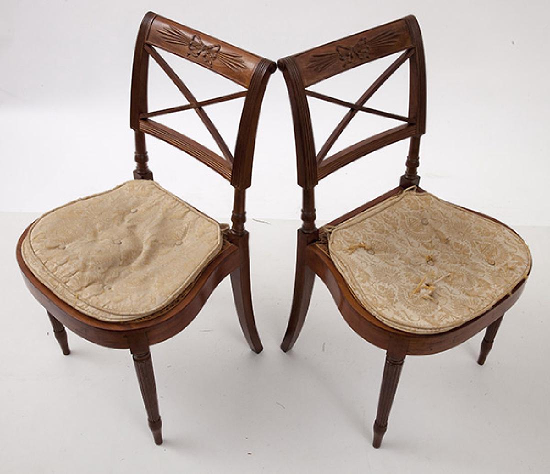 Pair Sheraton Side Chairs (1 of 10)